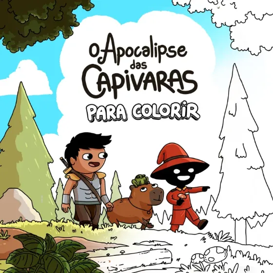 Livro de Colorir Apocalipse das Capivaras